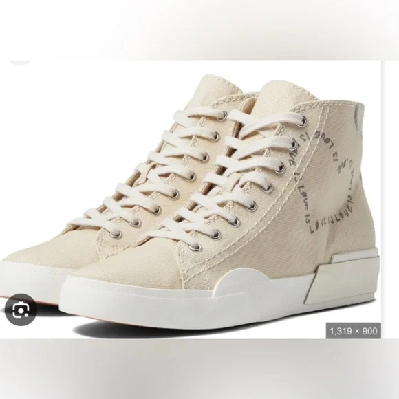 NWT Dolce Vita “love is” High Tops - Picture 2 of 6